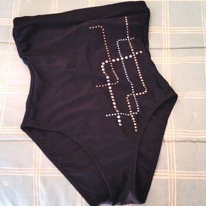 Brylane Bandeau Style one Piece Swimsuit.